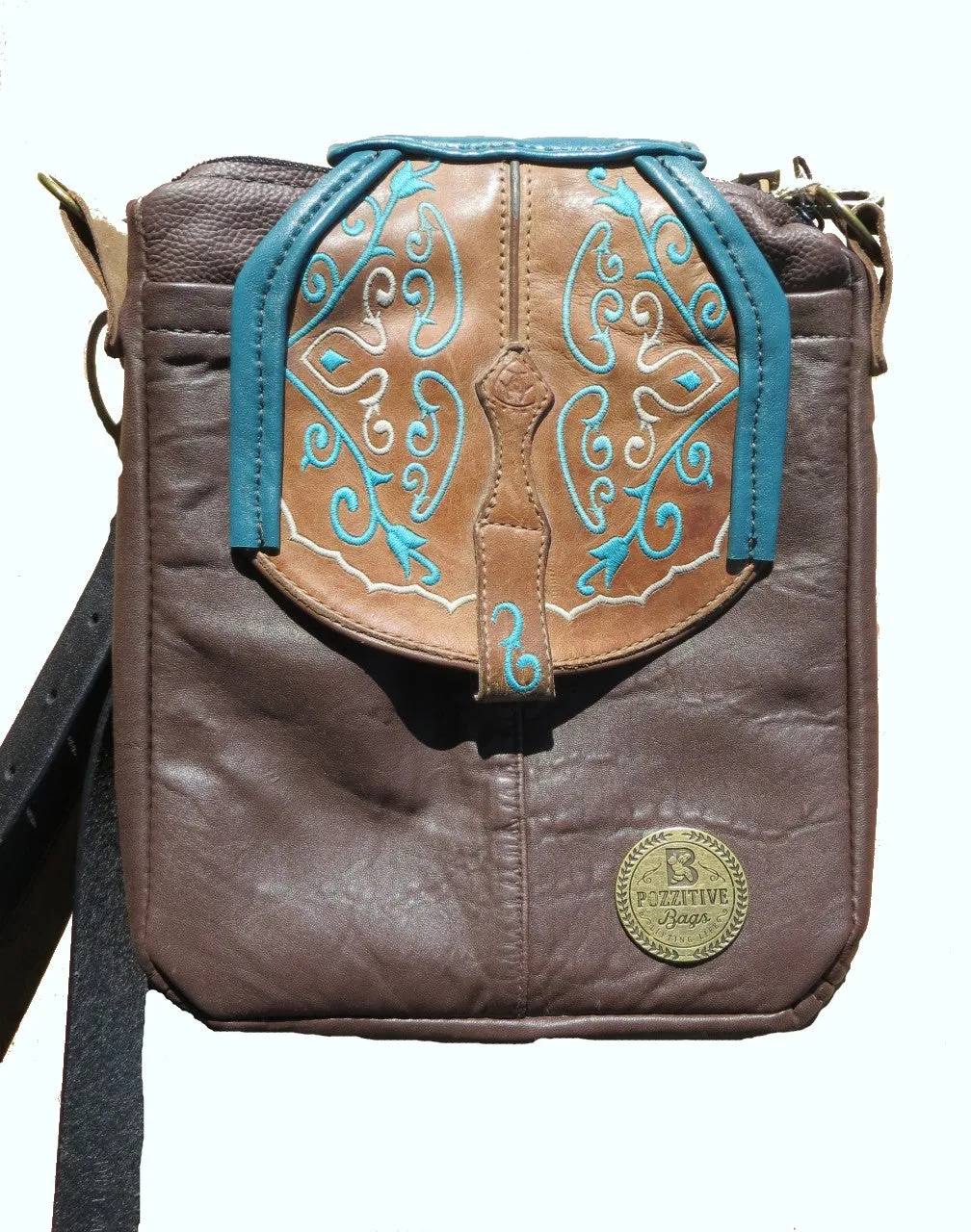 Emaline Turquoise Boot Bag