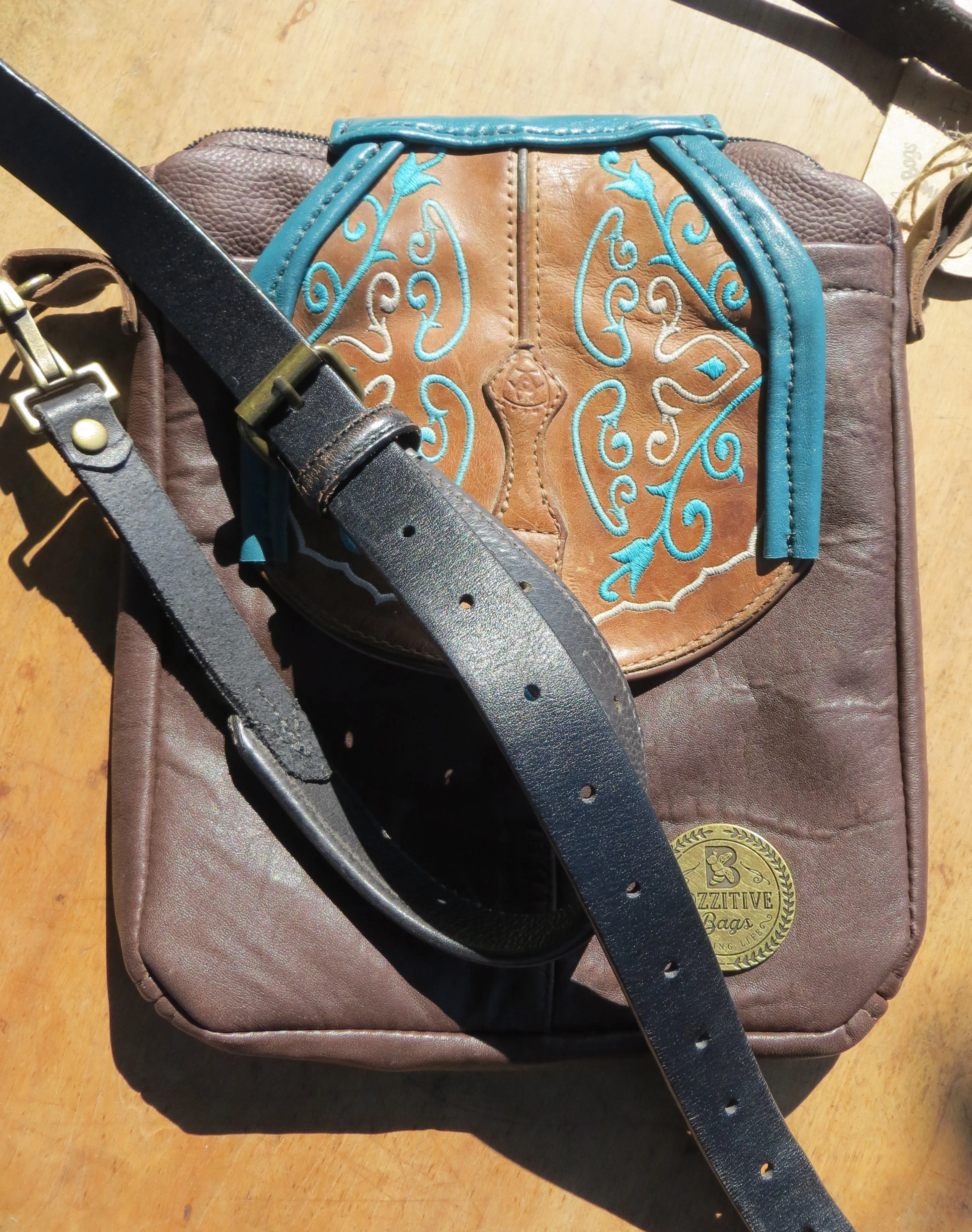 Emaline Turquoise Boot Bag