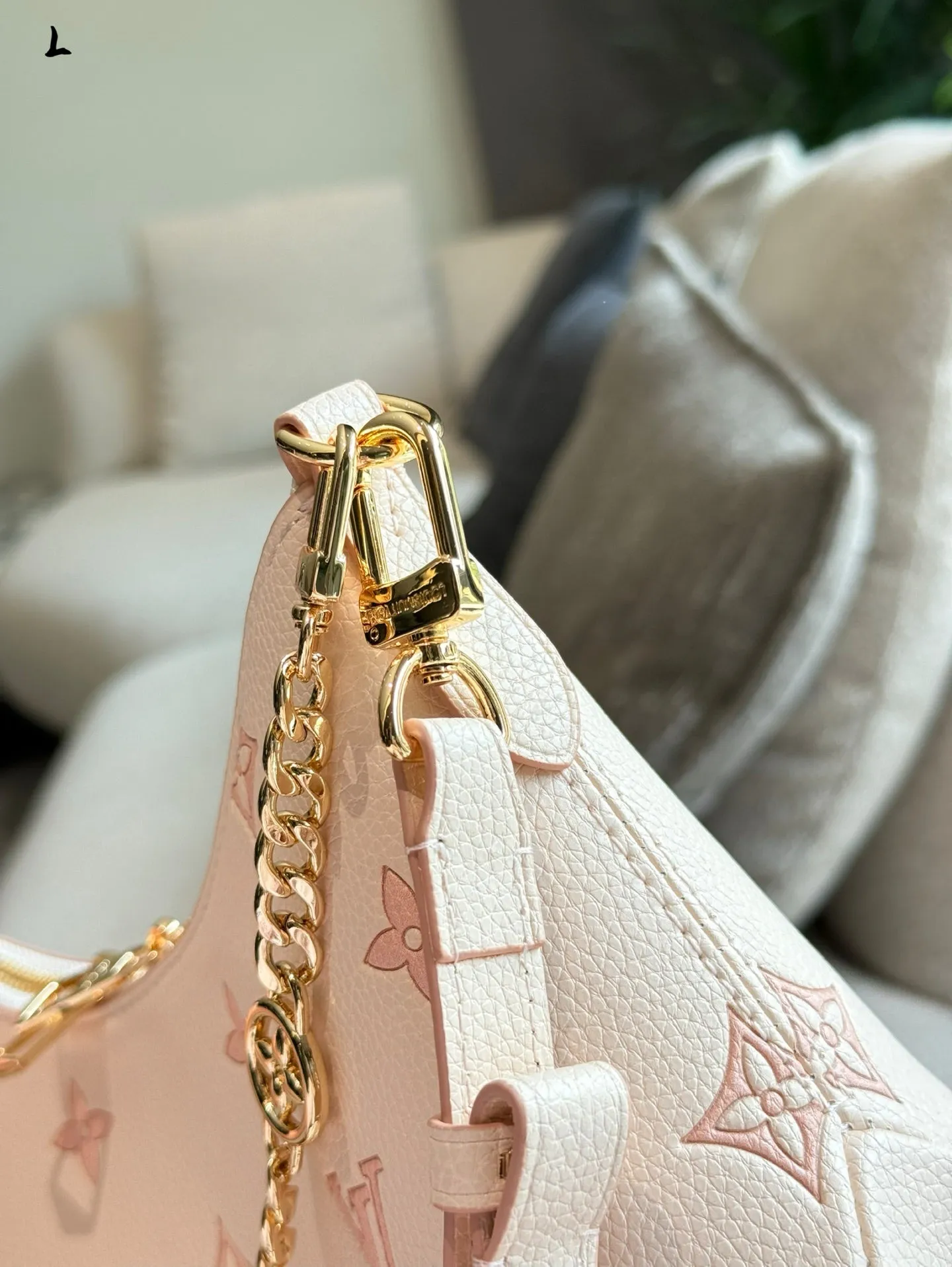 Embroidered Crescent Tote