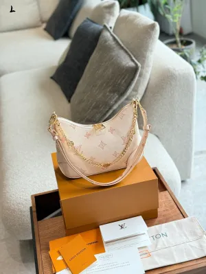 Embroidered Crescent Tote