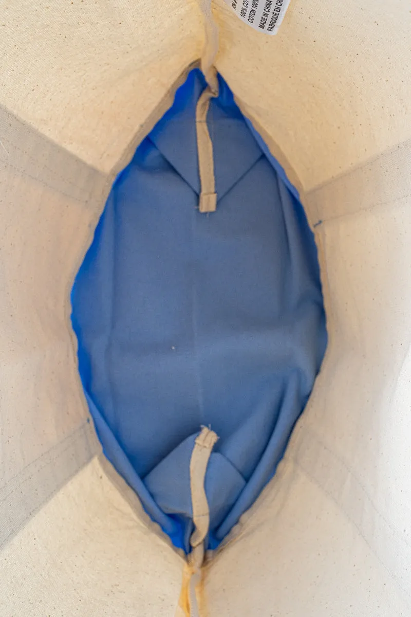 Embroidered Salty Canvas Boat Tote *Choose Thread Color