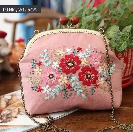 Embroidery Flowers Handbag