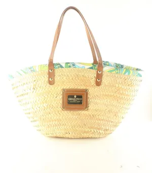 Emilio Pucci Wicker Basket Tote 1EP1026K