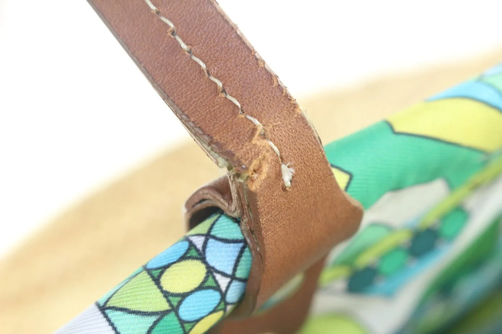 Emilio Pucci Wicker Basket Tote 1EP1026K