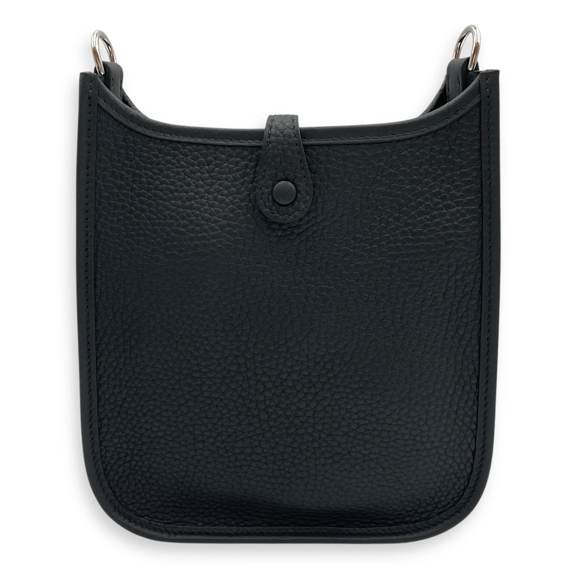 Evelyne Mini Black in Clemence, Palladium hardware