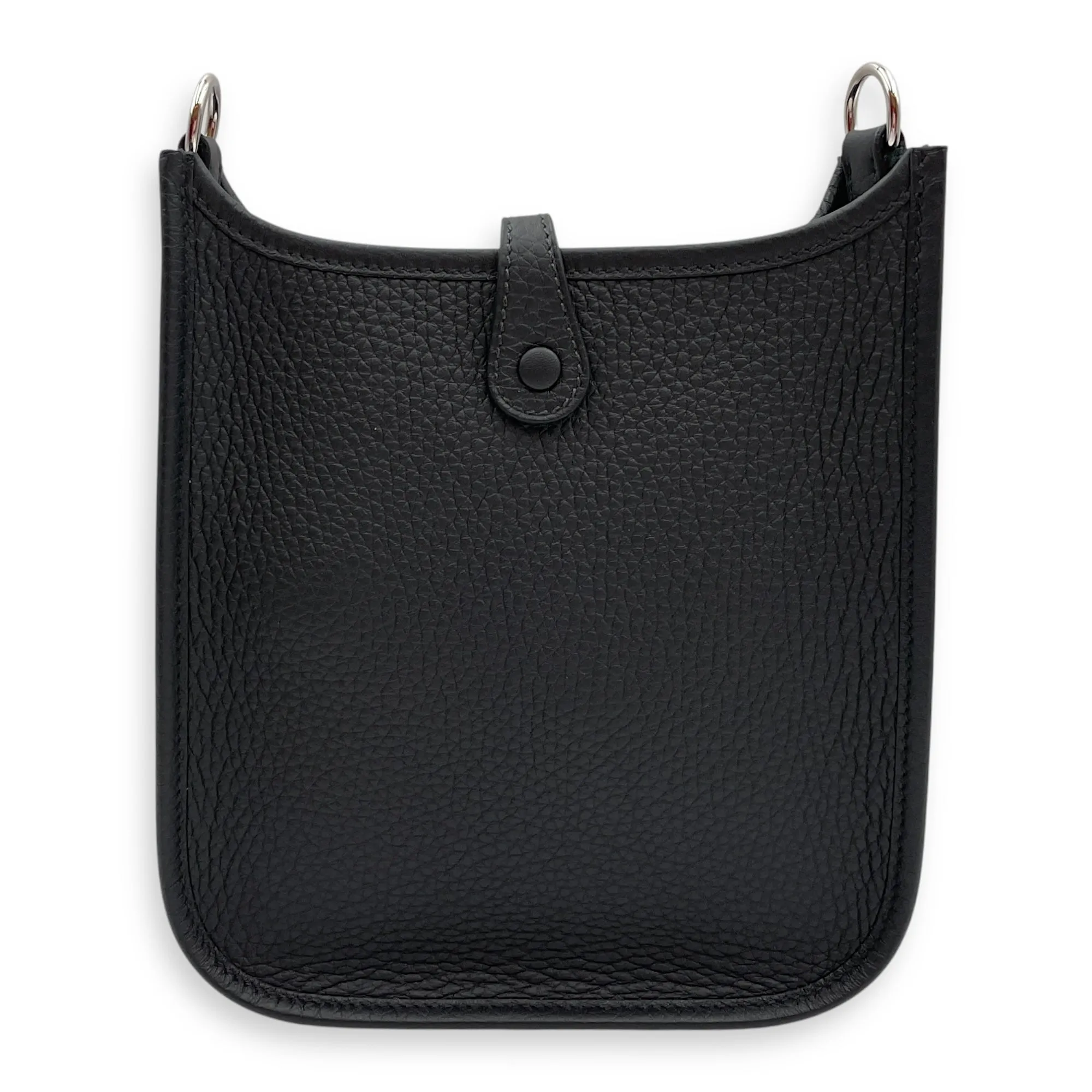 Evelyne Mini Black in Clemence, Palladium hardware