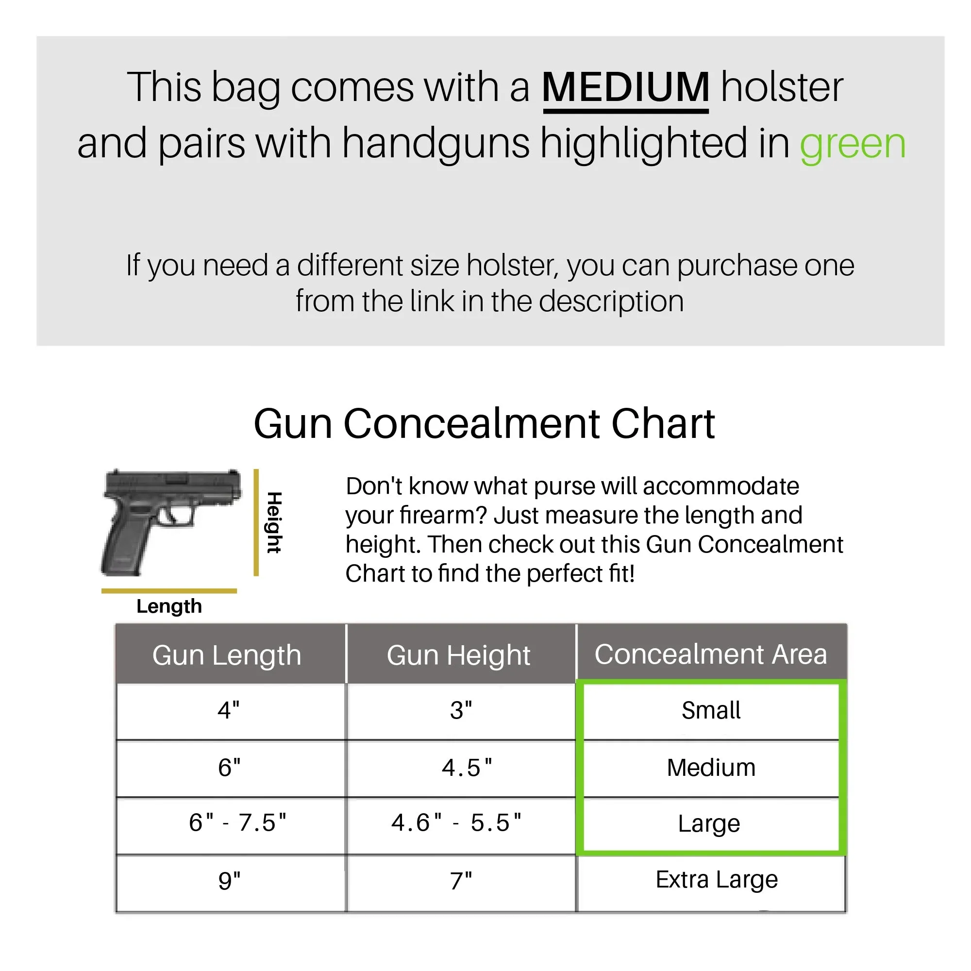 Faith | Concealed Carry Leather Crossbody or Shoulder Bag
