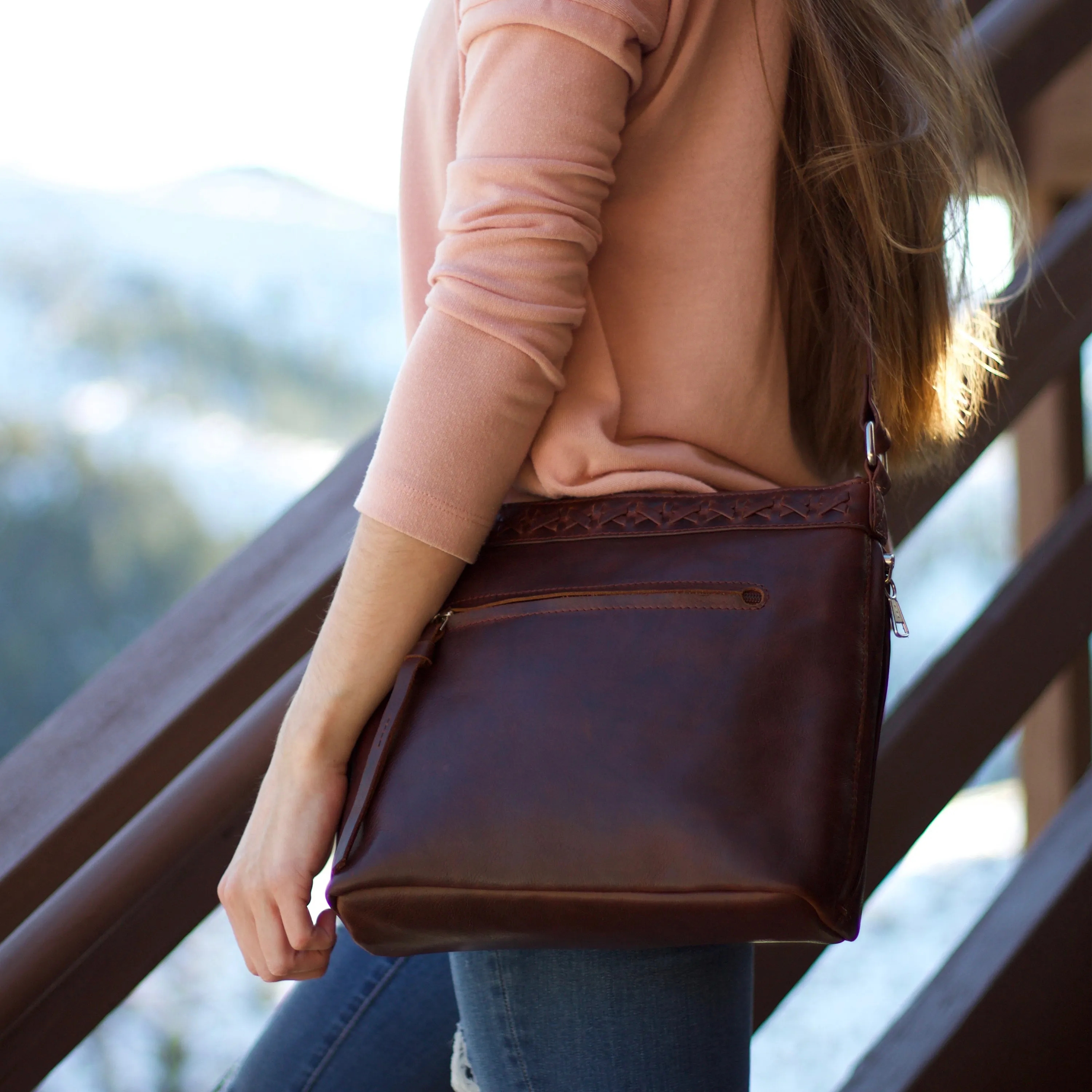 Faith | Concealed Carry Leather Crossbody or Shoulder Bag