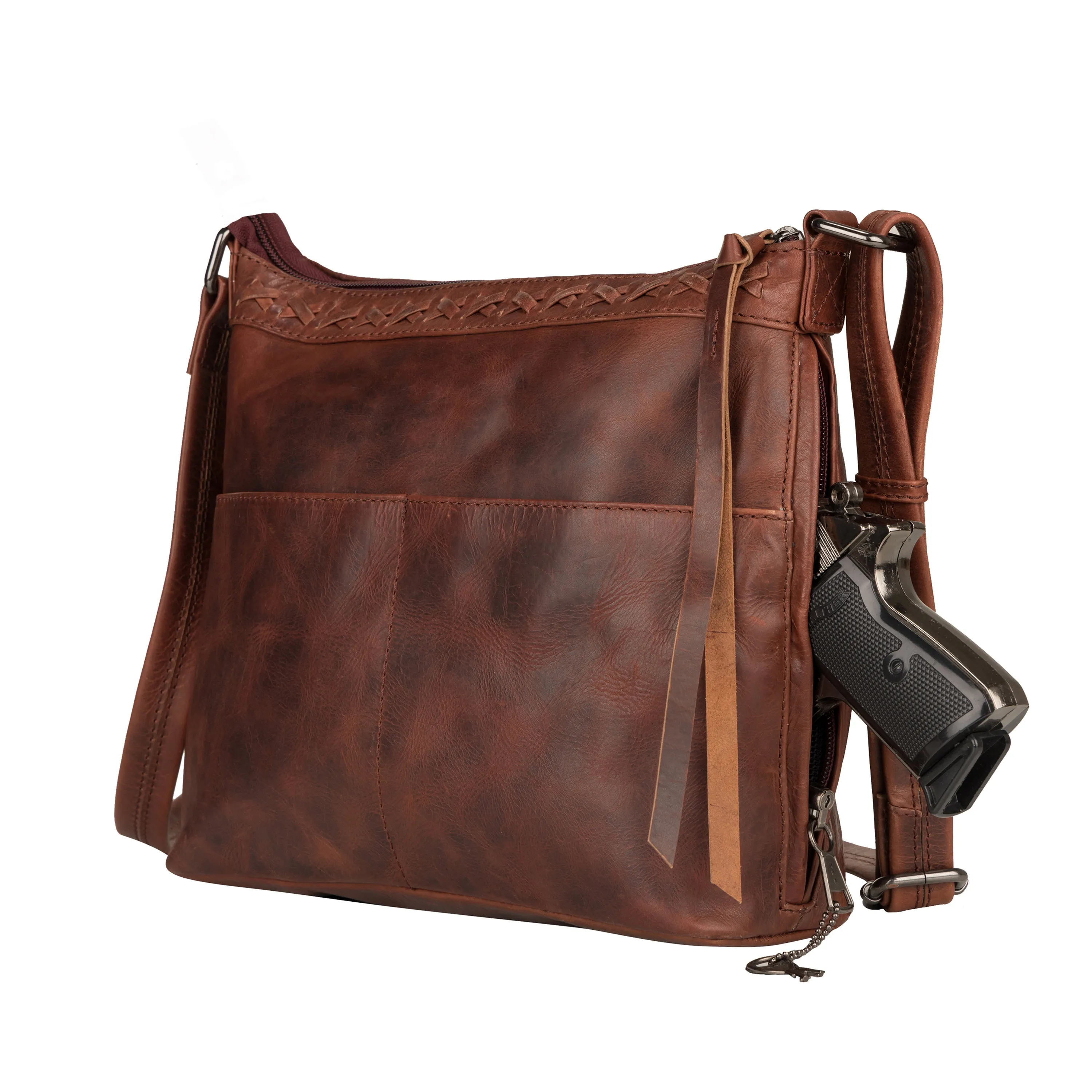 Faith | Concealed Carry Leather Crossbody or Shoulder Bag