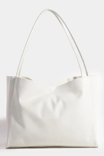 Faux Leather Tote Bag