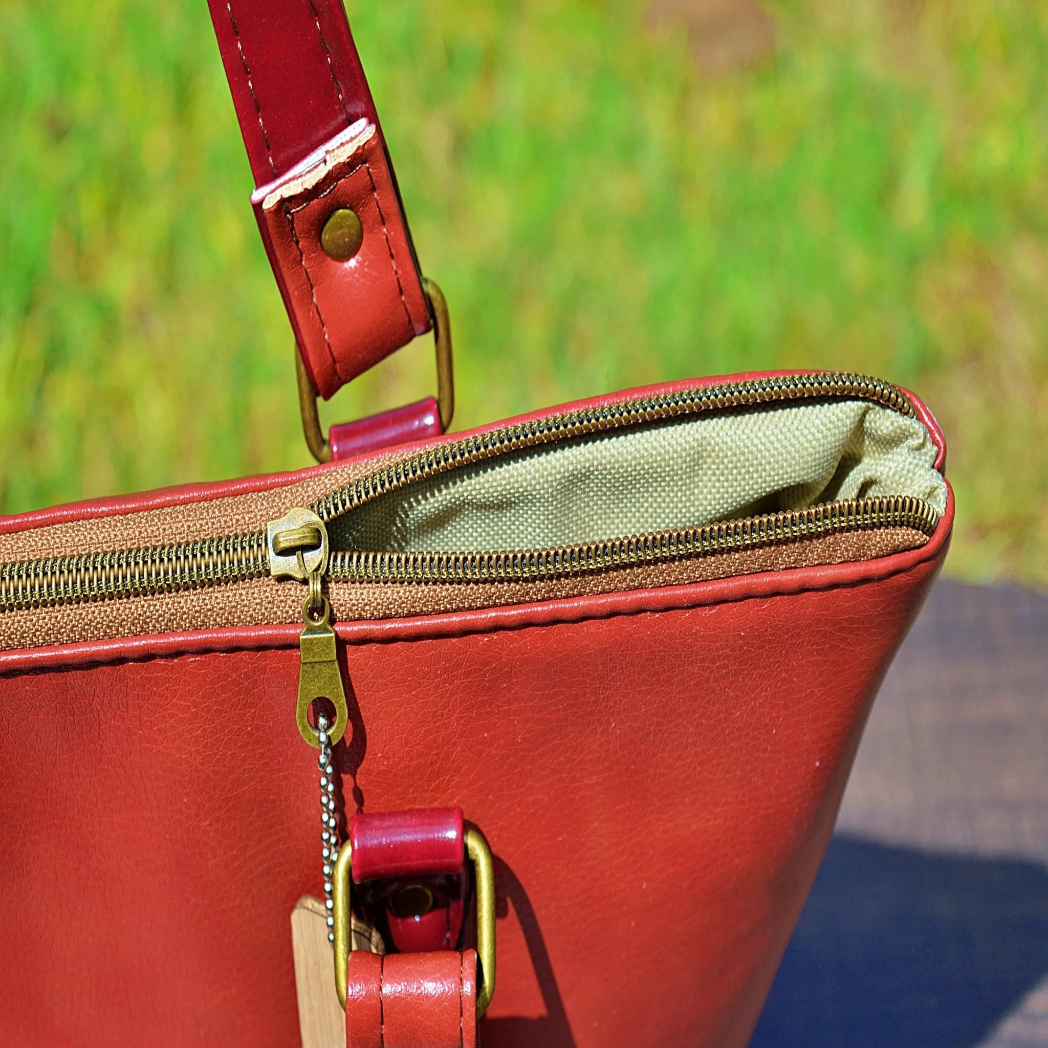 Feels Like Leather Tote Bag
