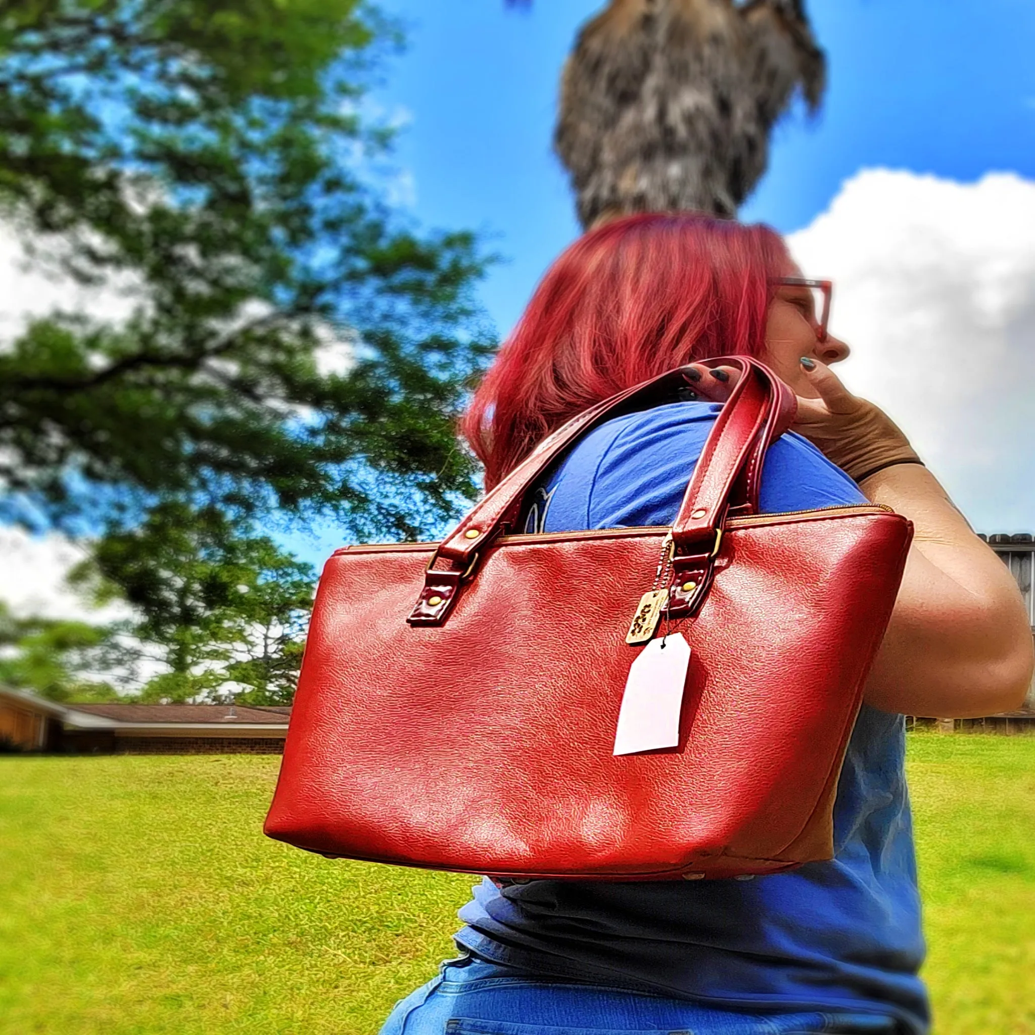 Feels Like Leather Tote Bag