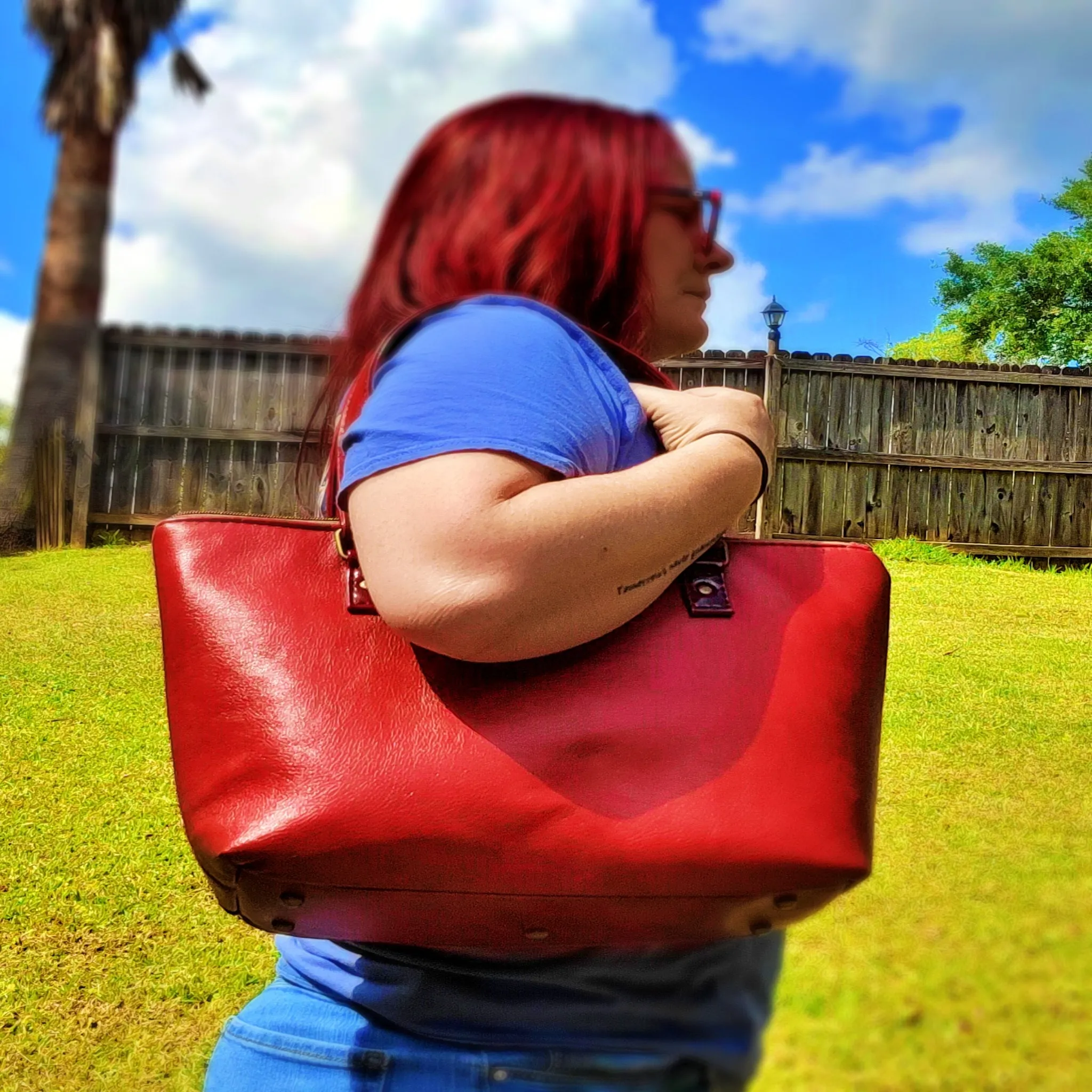 Feels Like Leather Tote Bag