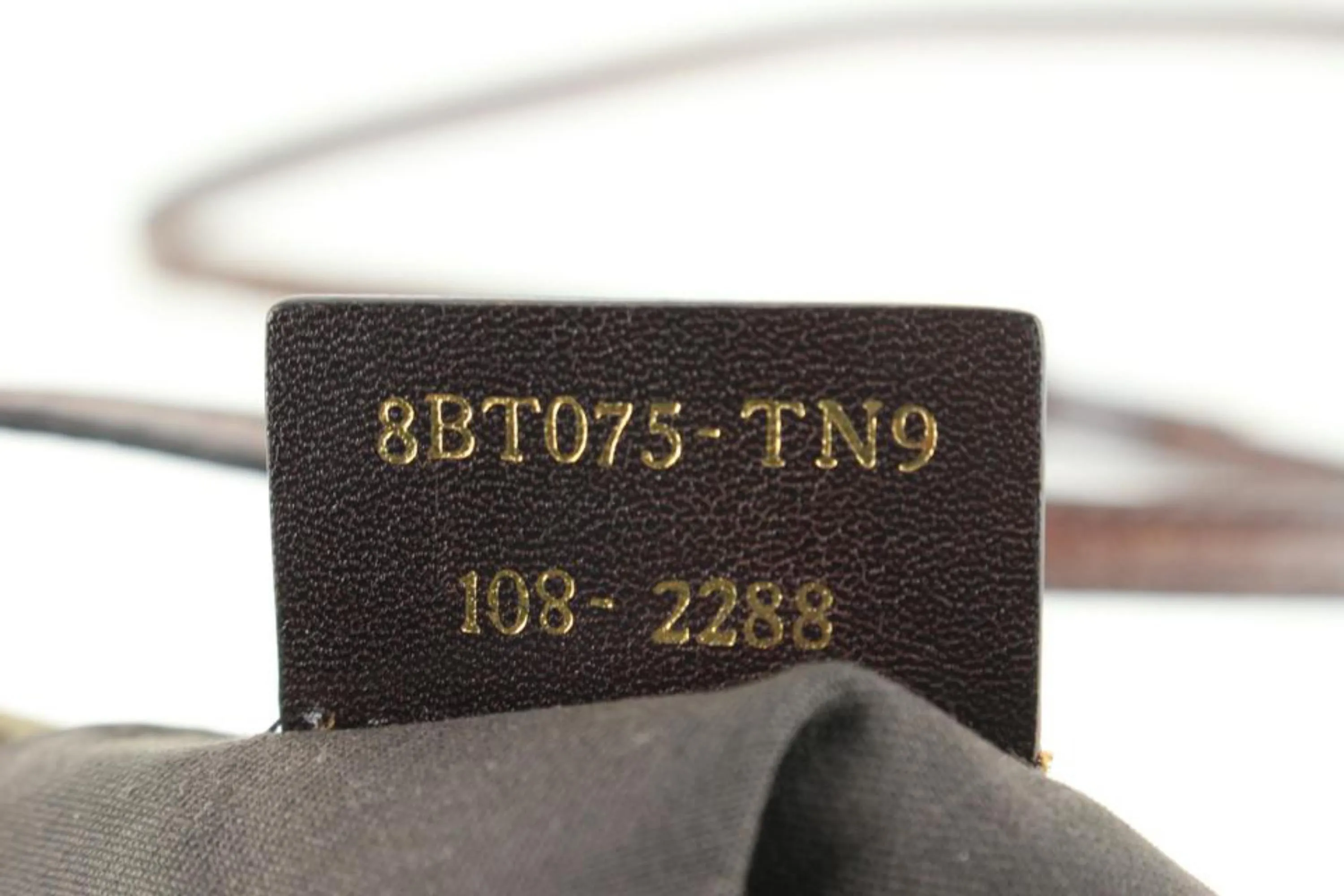 Fendi Brown Monogram FF Zucchino Mamma Crossbody 53f628s