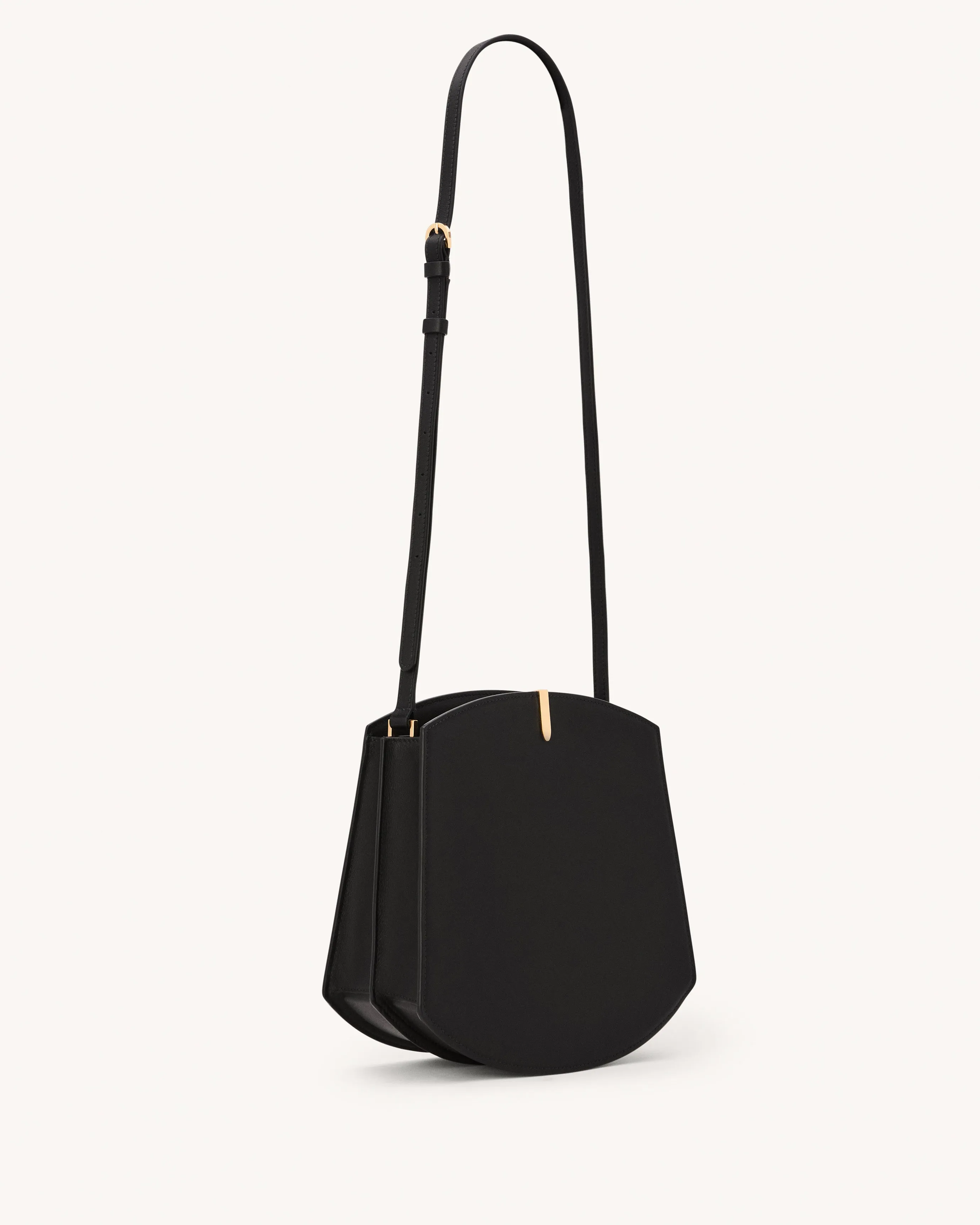 Florence Crossbody in Black Leather