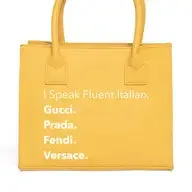 Fluent Italian Vegan Leather Tote