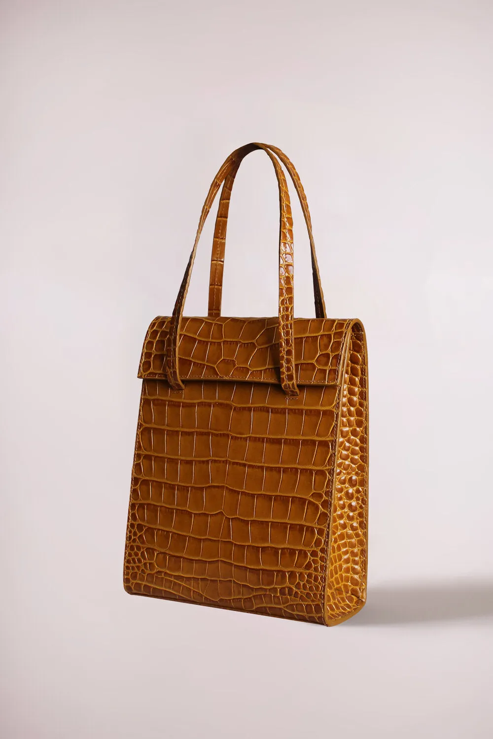 FRITA BAG COGNAC CROC