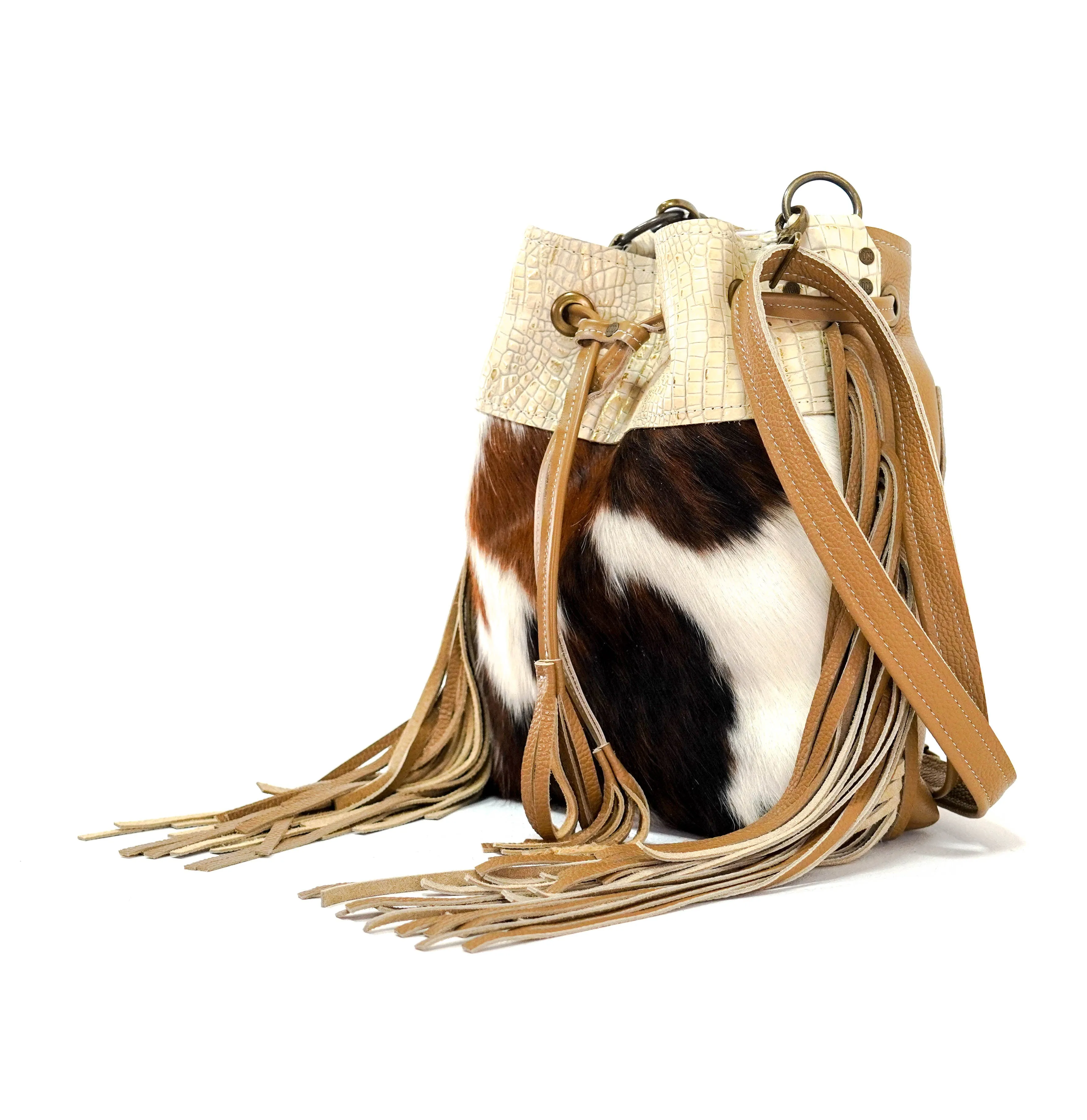 Gabby - Tricolor w/ Ivory Croc