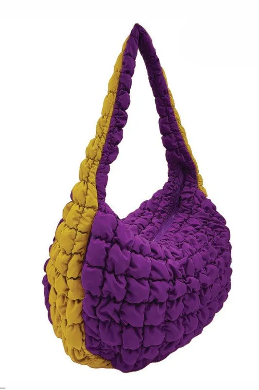 Gameday Puff Quilted Shoulder Bag