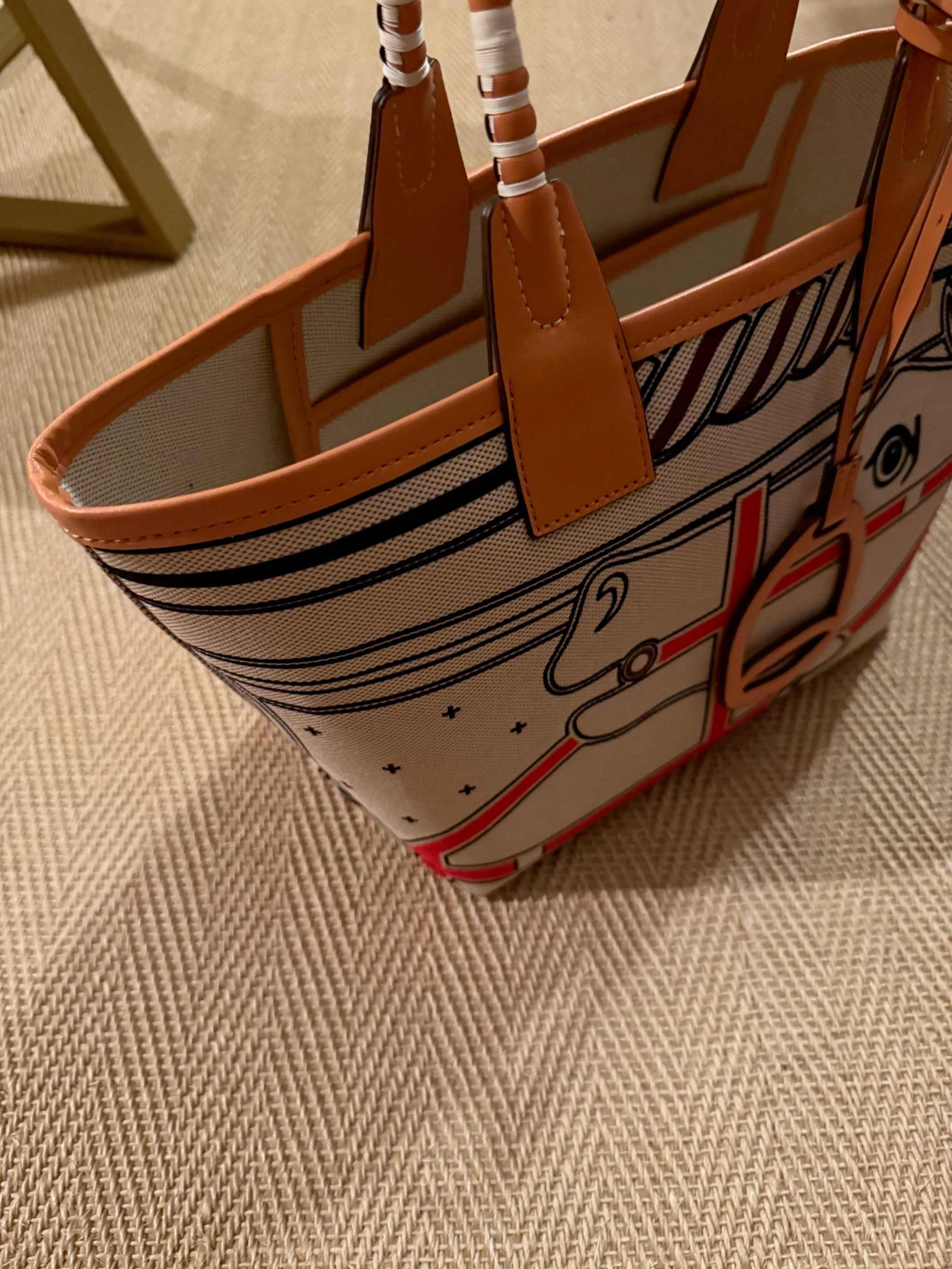 Gee Gee Tote bag with horse head