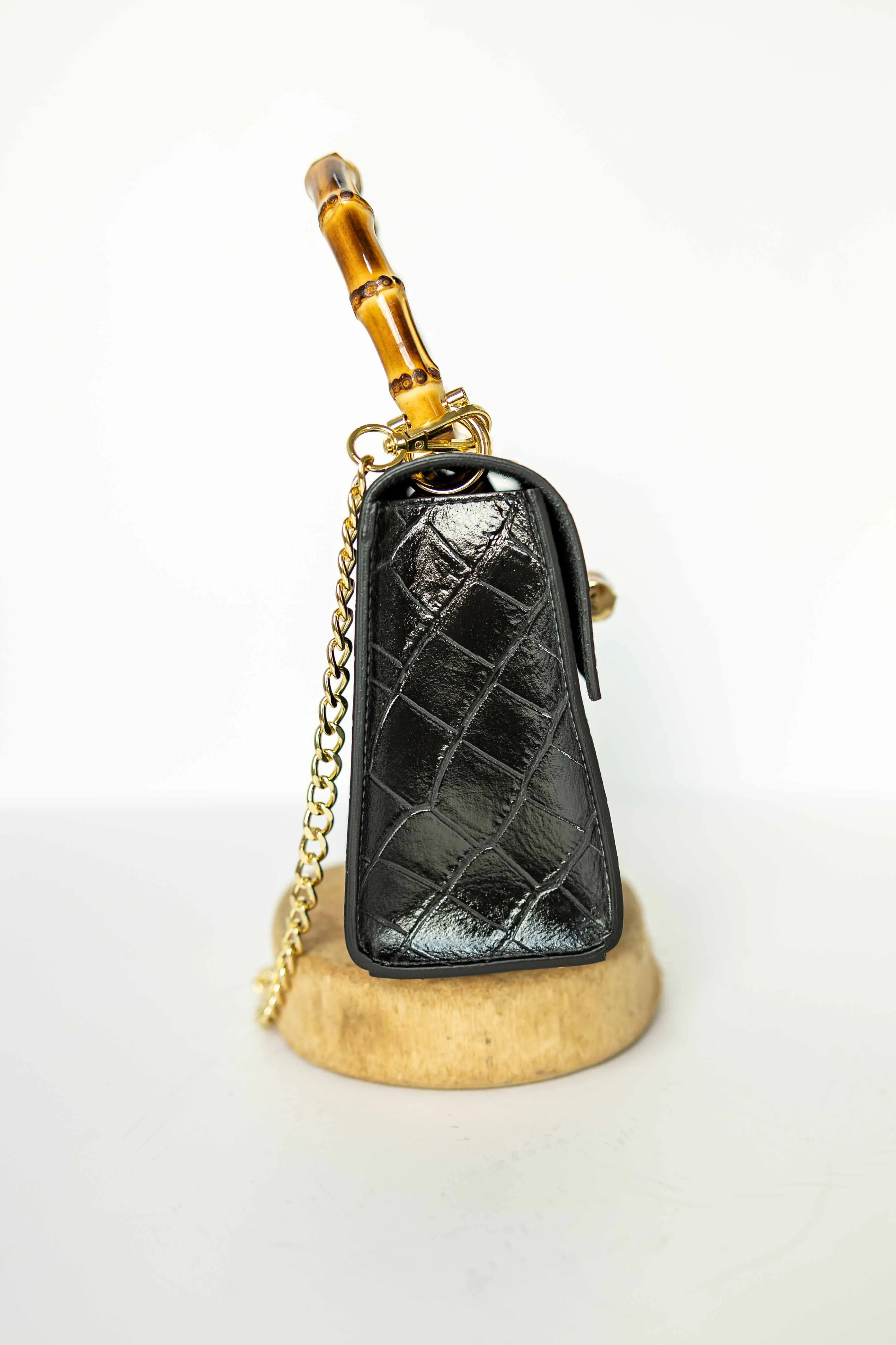 [GERMAN FUENTES] DUNDEE LEATHER BAG-BLACK
