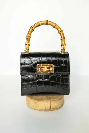[GERMAN FUENTES] DUNDEE LEATHER BAG-BLACK