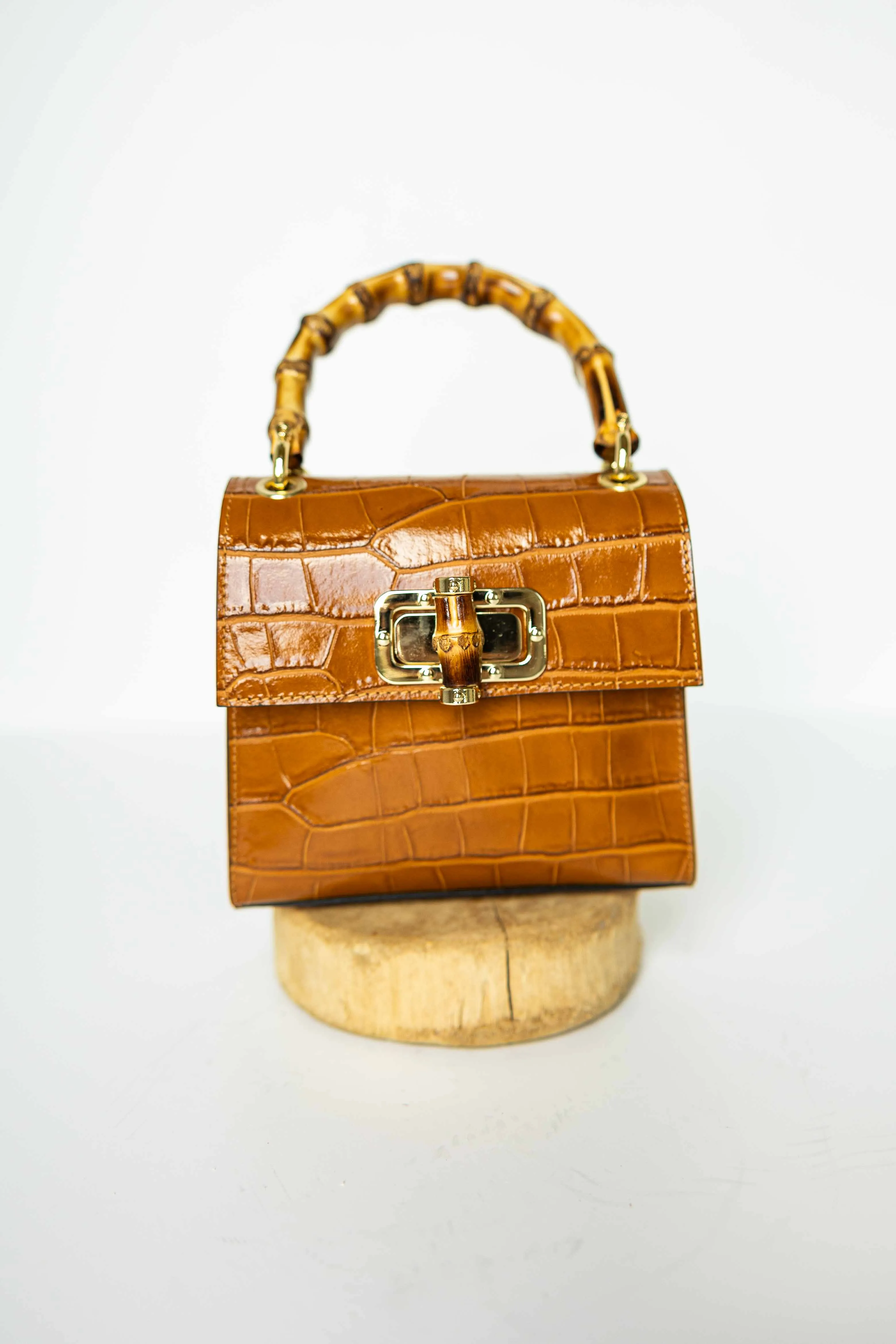 [GERMAN FUENTES] DUNDEE LEATHER BAG-CAMEL