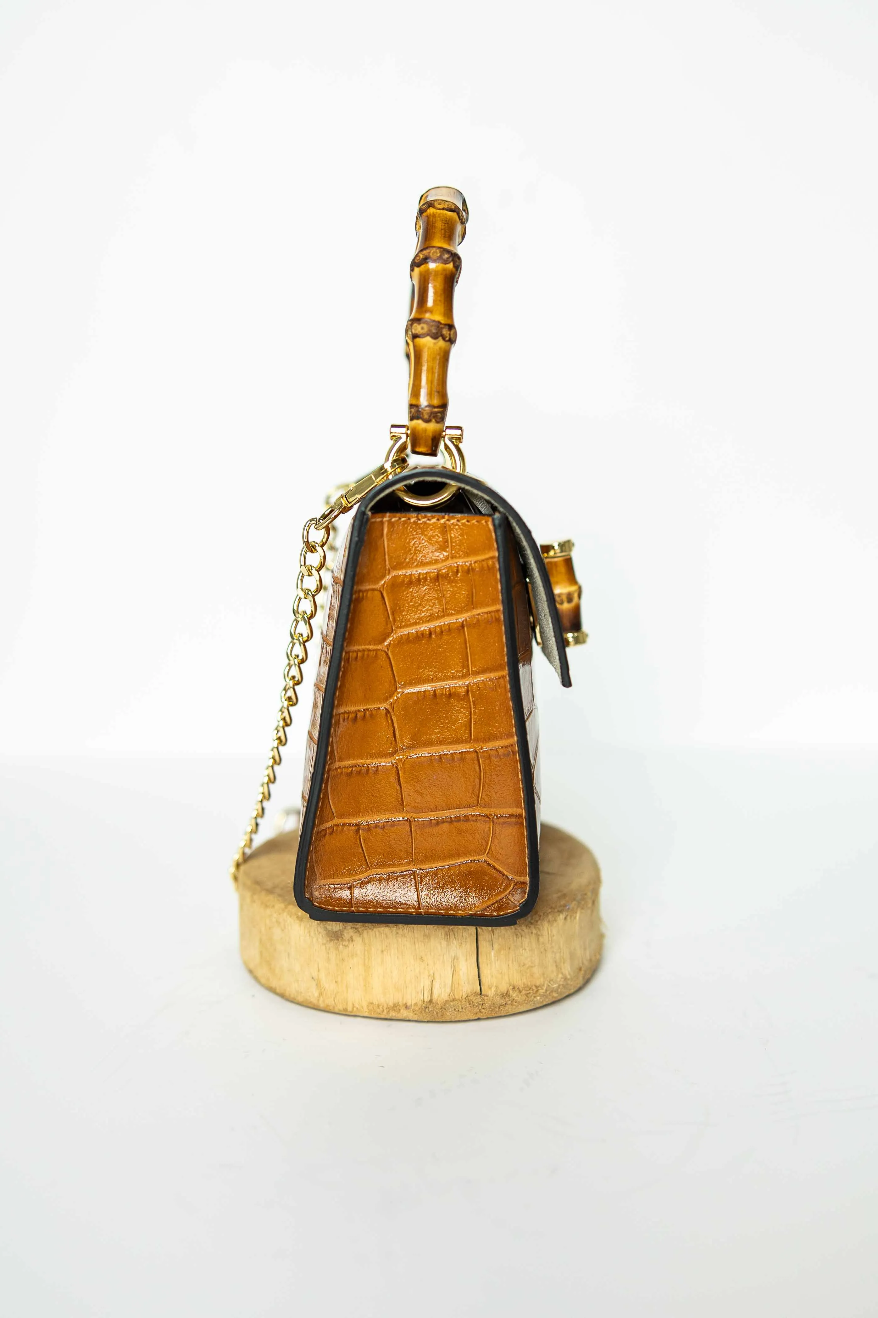 [GERMAN FUENTES] DUNDEE LEATHER BAG-CAMEL
