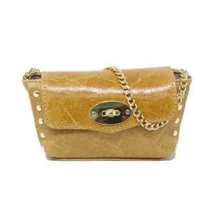 [GERMAN FUENTES] MINI MARVEL LEATHER BAG - CAMEL