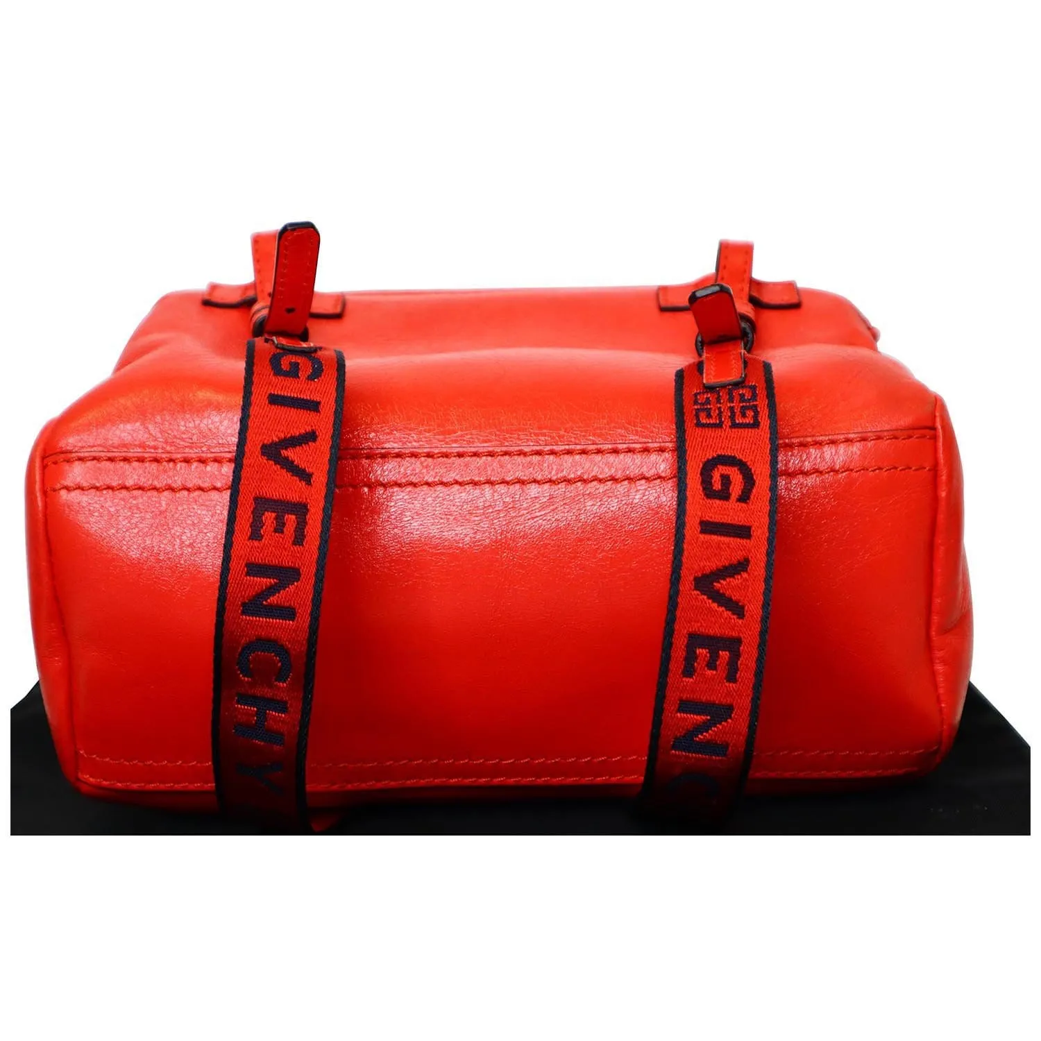 GIVENCHY Mini Pandora Leather Crossbody Bag Red