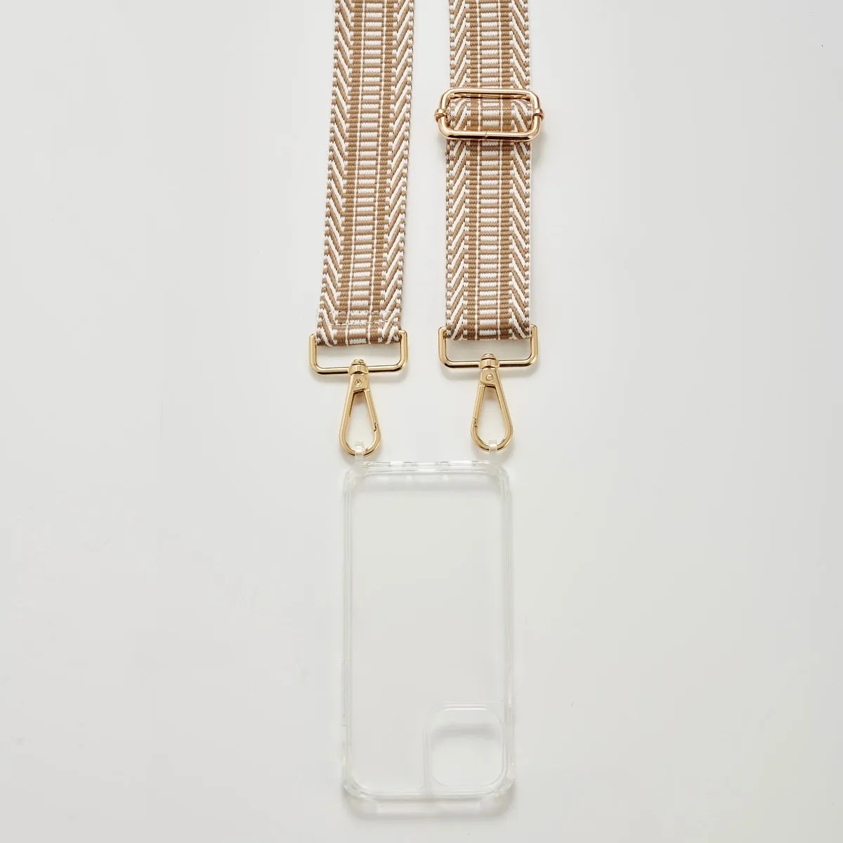 Gold Stripes Woven Strap
