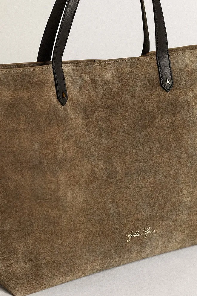 golden pasadena bag suede body - military green