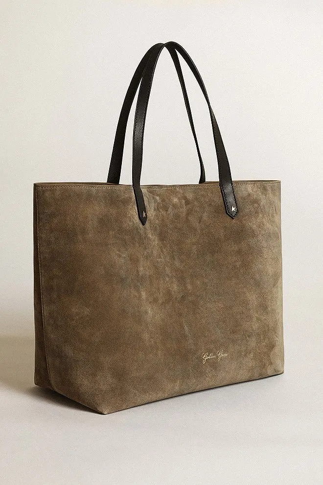 golden pasadena bag suede body - military green