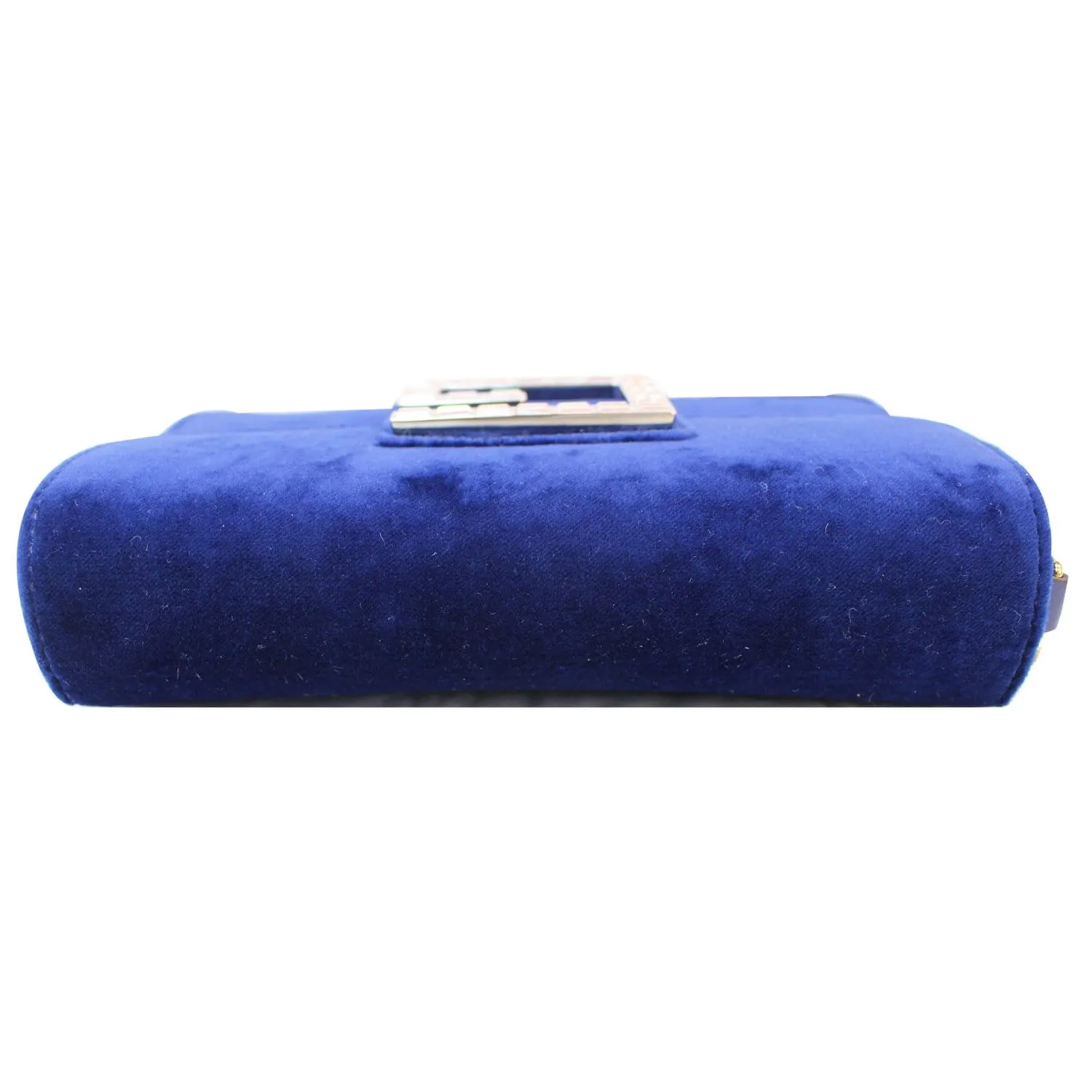 GUCCI Broadway Mini Velvet Crossbody Bag 544242 Blue