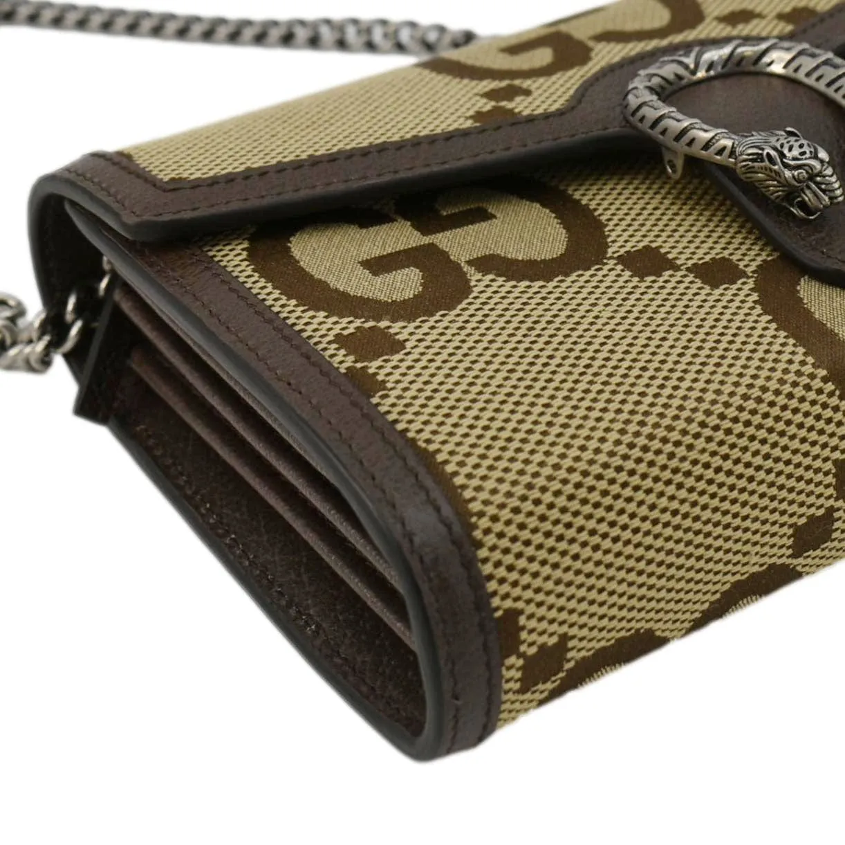 GUCCI Dionysus Mini GG Canvas Crossbody Bag Beige 407231