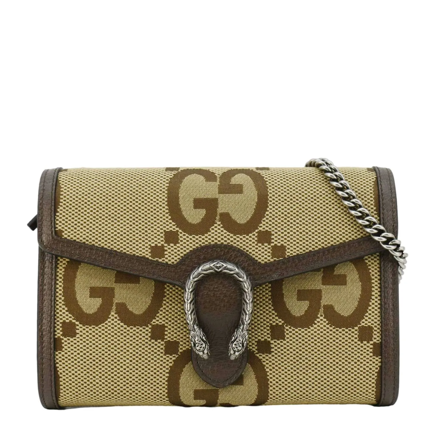 GUCCI Dionysus Mini GG Canvas Crossbody Bag Beige 407231