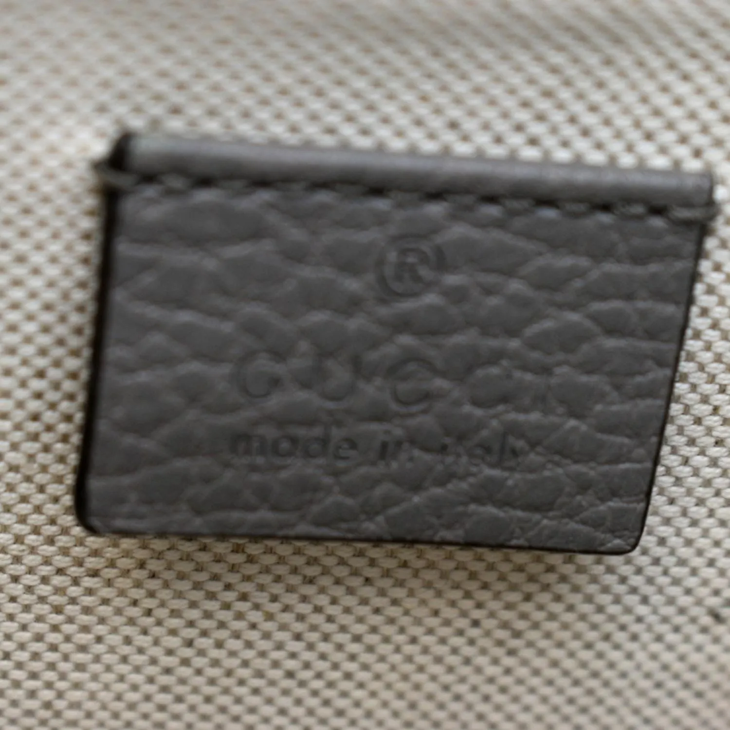 GUCCI Dionysus Mini Leather Crossbody Bag Gray 421970