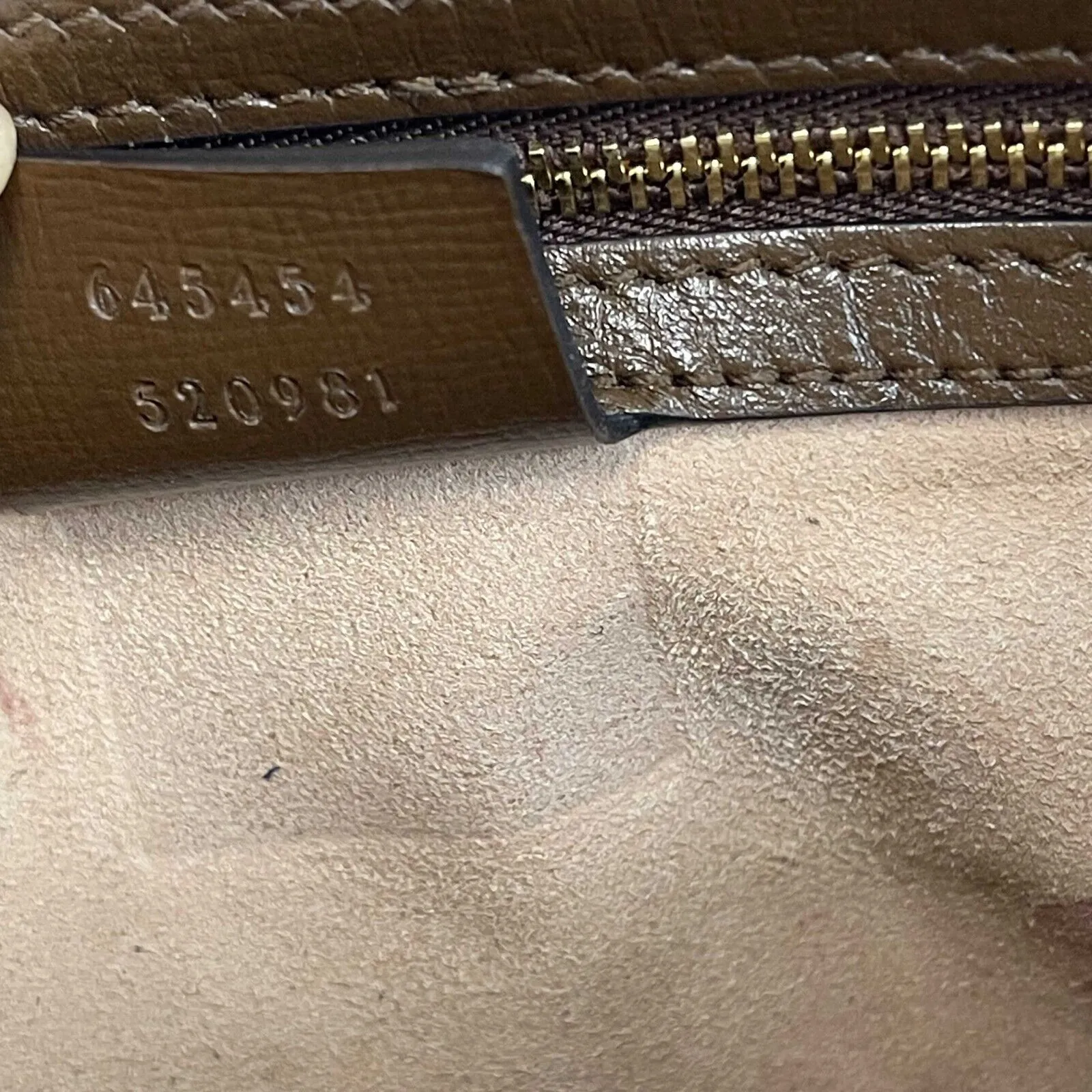 Gucci GG Supreme Horsebit 1955 Crossbody Shoulder Bag Brown Beige