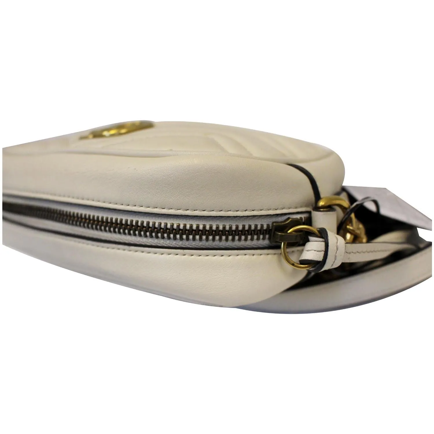 GUCCI Matelasse Mini GG Marmont Shoulder Crossbody Bag 448065
