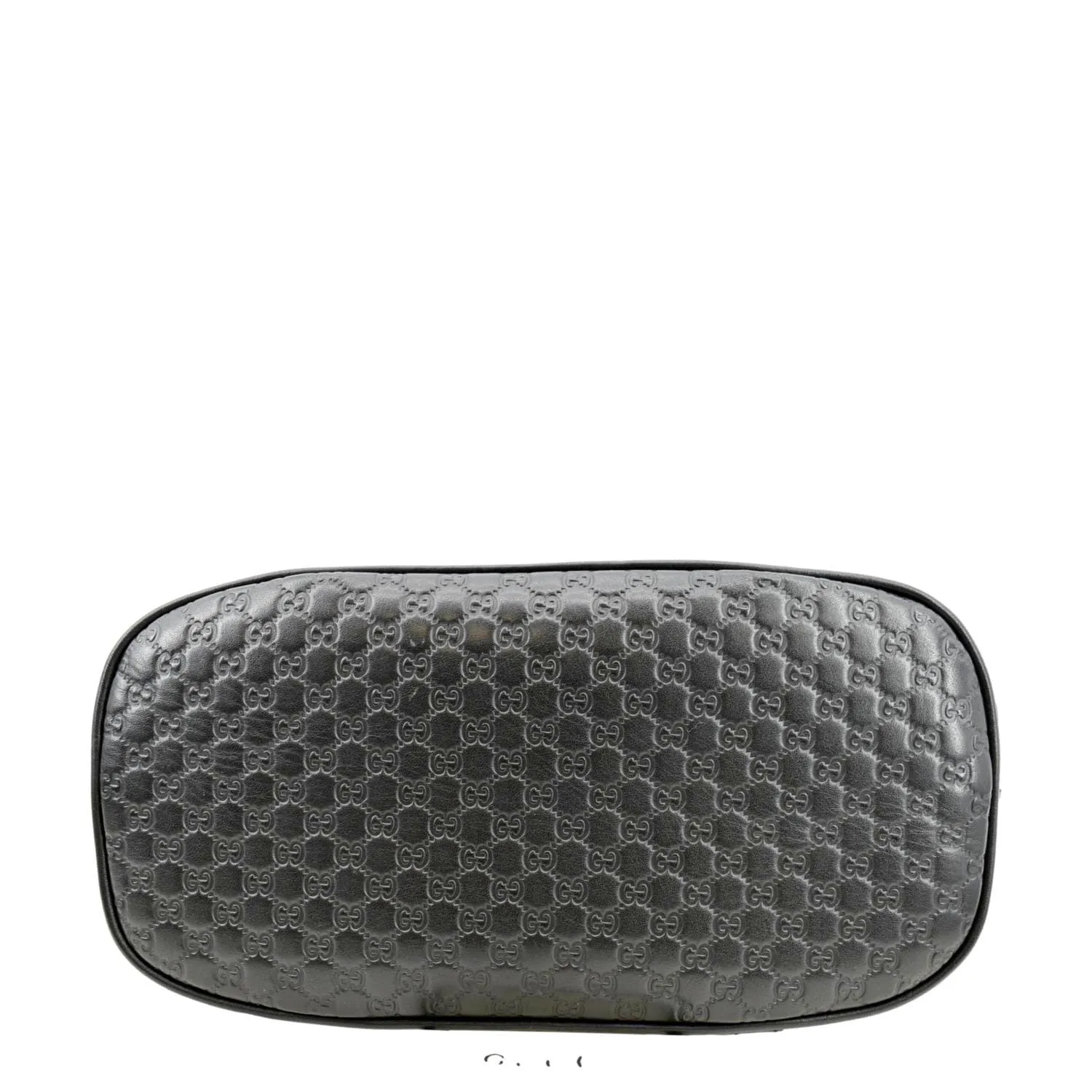 GUCCI Mini Dome Leather Crossbody Bag Black 449654