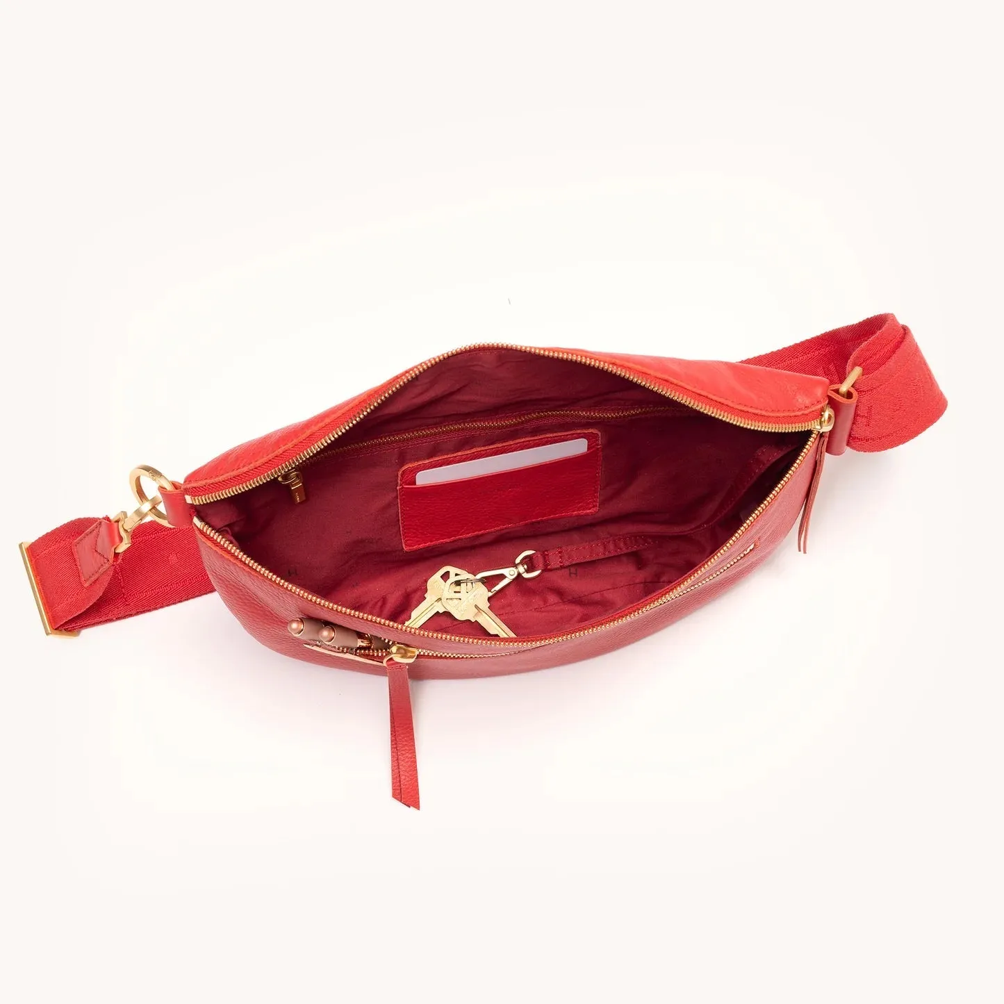 Hammitt: Charles Large Crossbody in Poppy Red