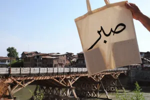 Hand-embroidered Tote Bag- Sabr (Patience)