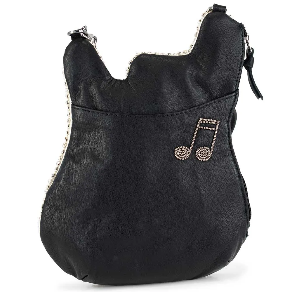 HandBag, Hand Beaded Fender Guitar - Style S002-413
