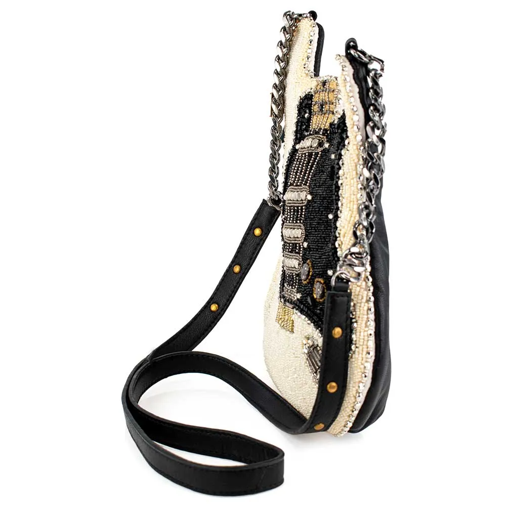HandBag, Hand Beaded Fender Guitar - Style S002-413
