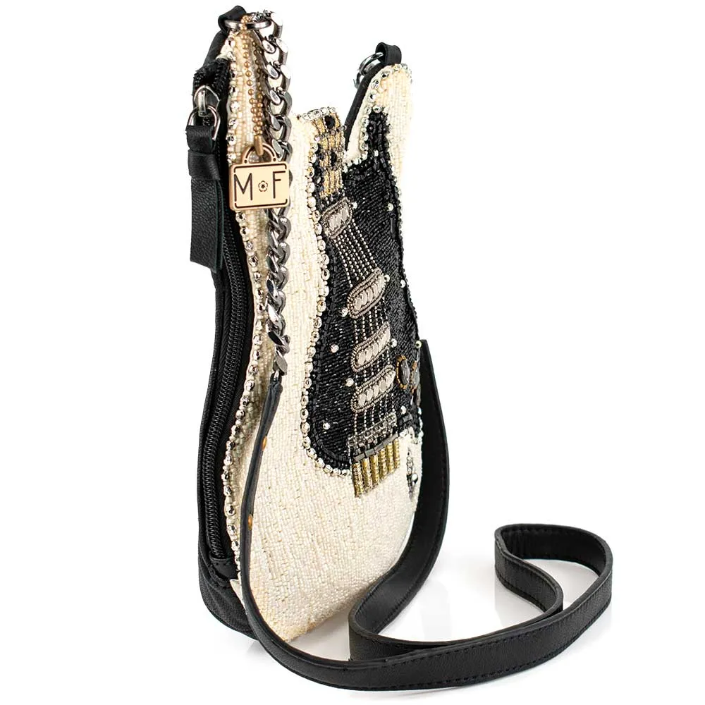 HandBag, Hand Beaded Fender Guitar - Style S002-413
