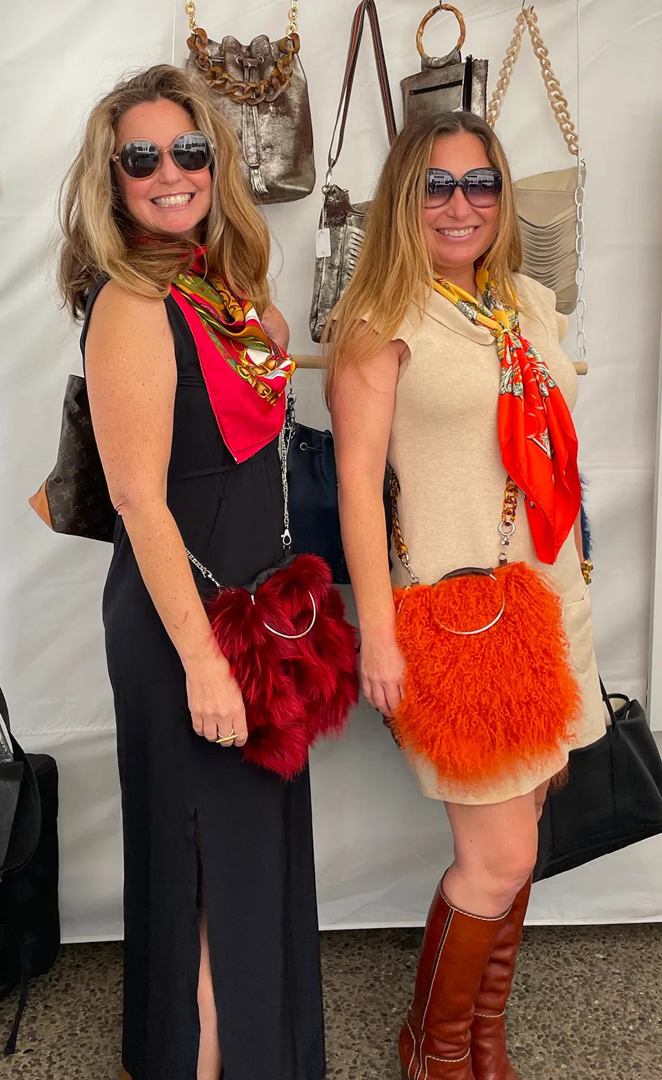 Hanna Orange Sheepskin & Cocoa