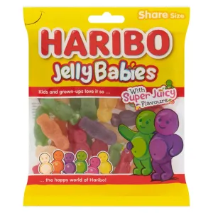 Haribo Bags Jelly Babies (RRP: 1.25) 154g
