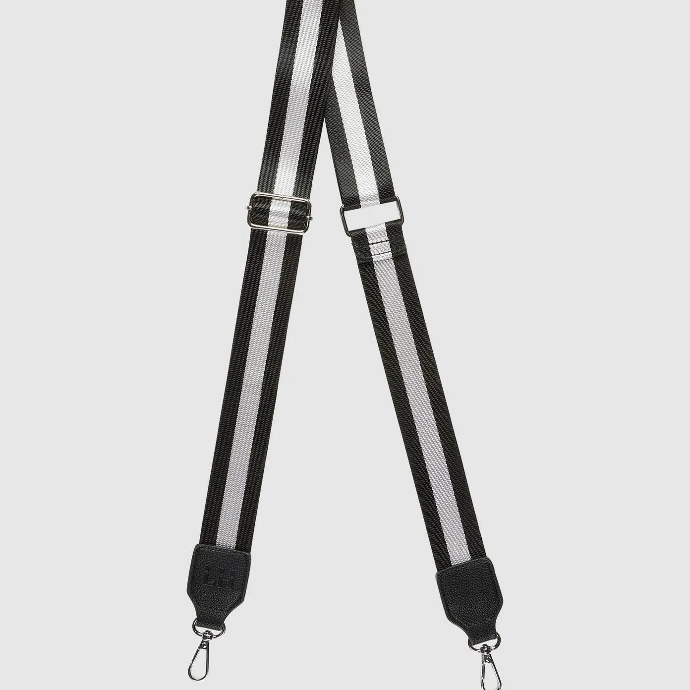 Hendrix Bag Strap - Black and Silver