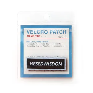 Hesed Wisdom {Velcro Tag}