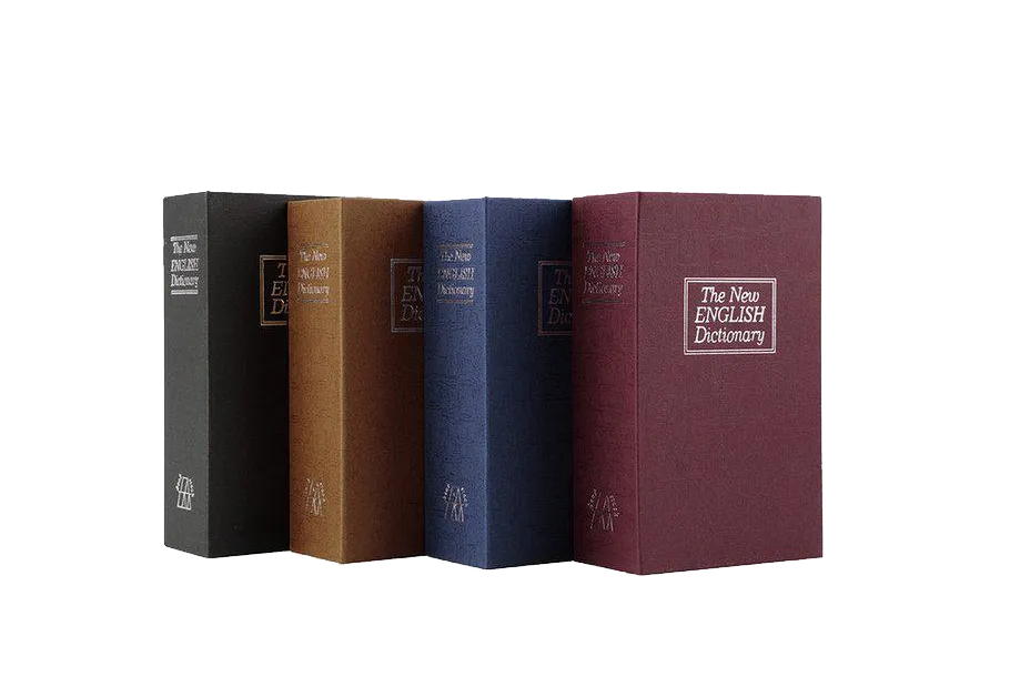 Homesafe BookSafe English Dictionary Lock Safe Large